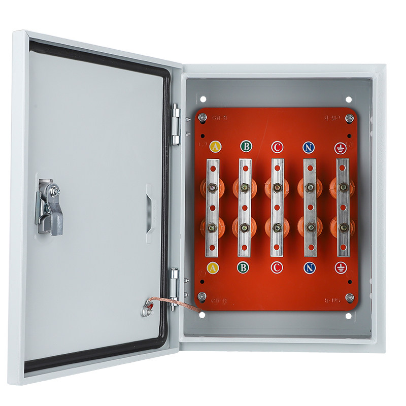 定制成套低压电缆分支箱铜排t接转换箱楼层转换箱分流箱绝缘电箱