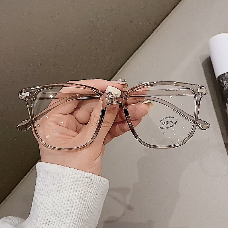 素颜神器韩版潮脸小显瘦防蓝光学生平光镜近视眼镜框架女可配度数