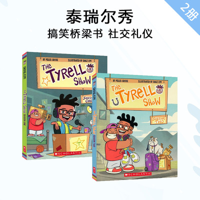 【限时特价 音乐爱好者桥梁书】学乐泰瑞尔秀2册The Tyrell Show英文原版进口图书 小学生搞笑趣味章节书读物5-10岁儿童课外阅读