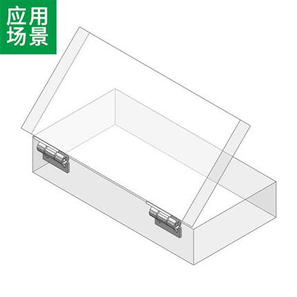 工具箱合页精密机械设备防尘五金重型折叠荷叶工业铰链电气柜电箱