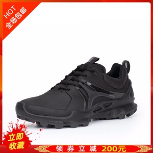 经典时尚男鞋牛皮运动休闲鞋轻盈系带越野徒步鞋健步C踪迹803144