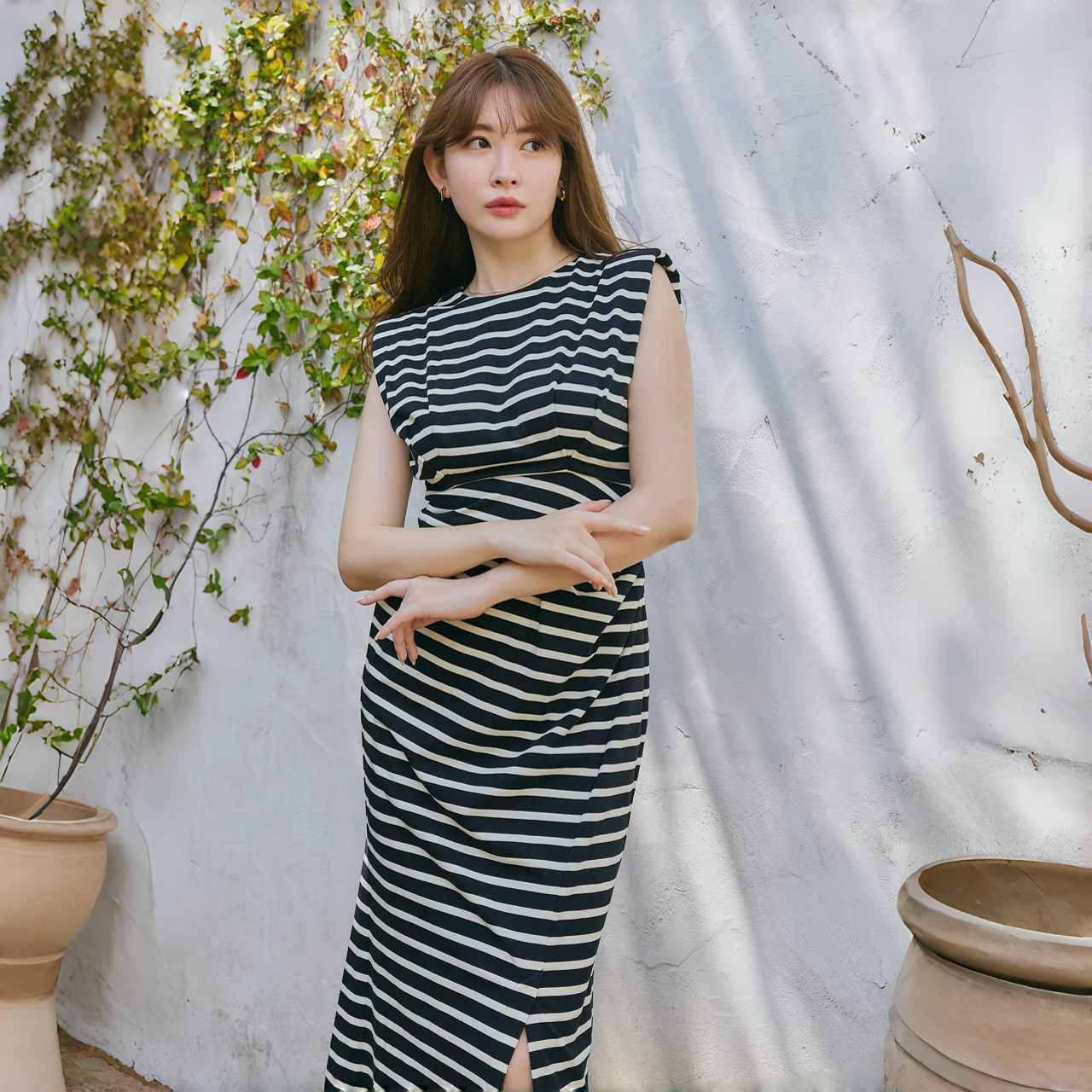 Her lip to官方正品翠贝卡小开钗连衣裙【日本直邮不 退 换】优雅