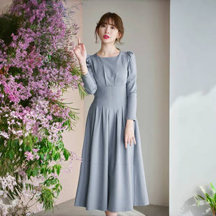 Her lip to 马里波恩收腰连衣裙 法式修身轻奢质感甜美复古气质