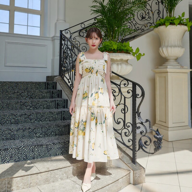 Her lip to 卡普里柠连衣裙