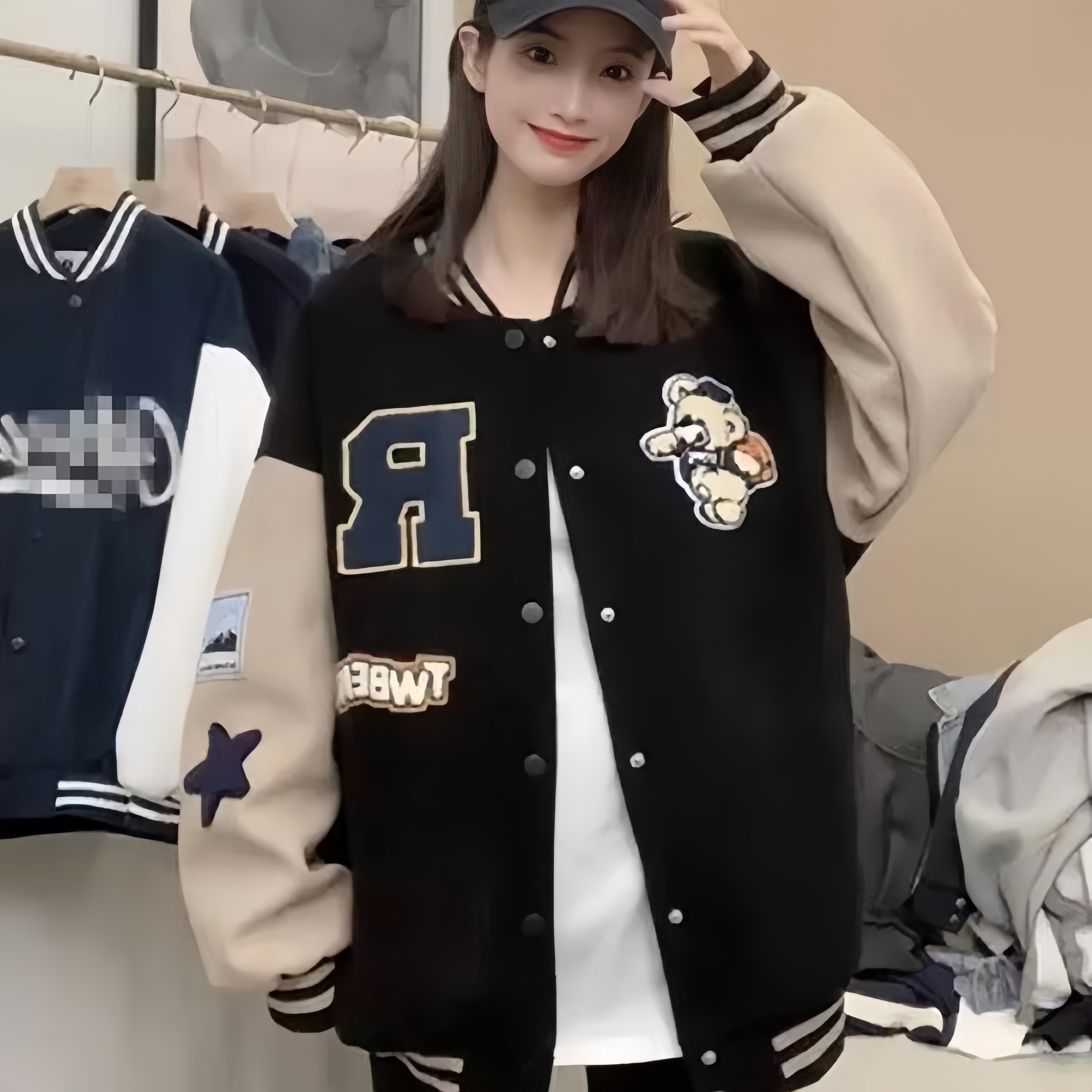 棒球服春秋外套女2026年新款宽松休闲vintage减龄学院风夹克上衣