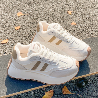 加绒加厚保暖防滑运动鞋