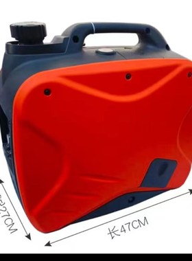 48V60V72V低噪音纯铜智能增程器3-8kw电动三四轮轿车汽油充发电机