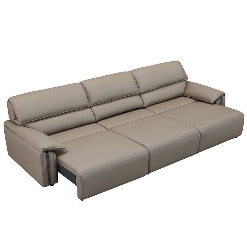 睿杰大象耳朵功能沙发客厅小户型电动三人位N可调节直排伸缩头等