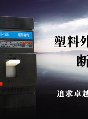 杭州之江 HSMh1杭申电气HSM1-400M 3P塑壳断路器400A 315A空气开