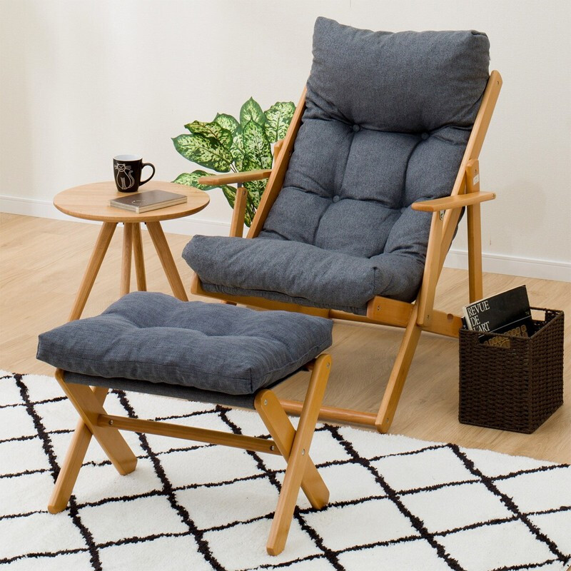 日本NITORI宜得利家居 家具A懒人沙发脚蹬单人客厅卧室脚凳阿鲁西