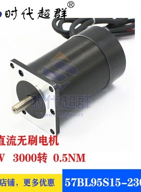 BLDC直流无刷电机57BL95S15-230TF9 无刷直流电机24V 150W 3000转