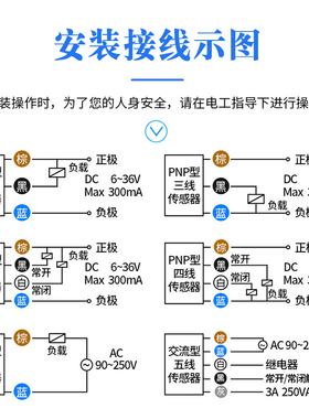 E3F-DS30C4 红外线感应光电开关NPN 常开 开关漫反射式传感器 C1