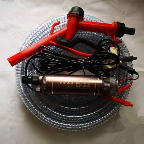 抽油泵抽水泵12v24v220v大功率150W抽柴油洗车泵潜水泵