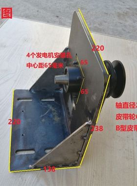 24V36V48V60V72V220V2000W风力水力永磁三相无刷交流增程器发电机