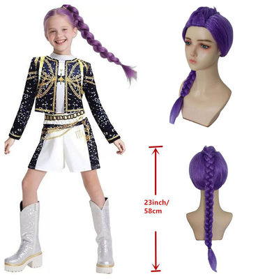 鲁米cos假发儿童 米拉 佐伊 动漫cosplay假毛 学生校园演出全头套