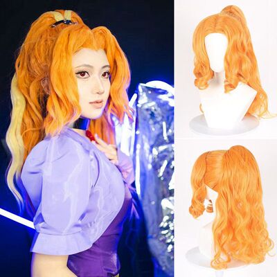 艾达琪假发小马宝莉慢板炫光cos假毛舞台演出长发 Adagio Dazzle
