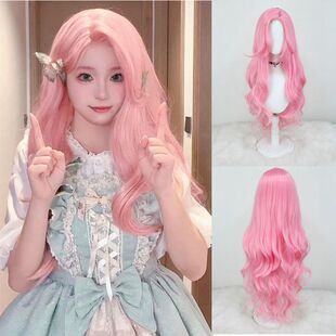 小蝶假发美国动画小马宝莉柔柔公主大波浪长卷发少女演出cos假毛
