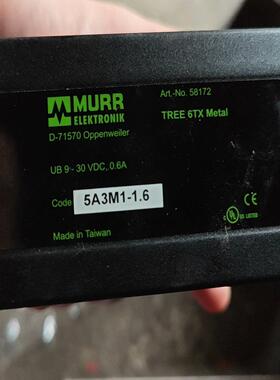（设备配件）MURR   穆尔581 D71570Oppenweiler