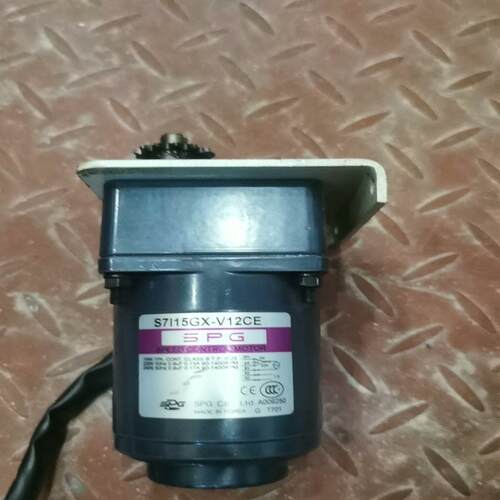 {莱茵电子商行}韩国SPG调速电机S7I15GX-V12CE拆机包好减速箱