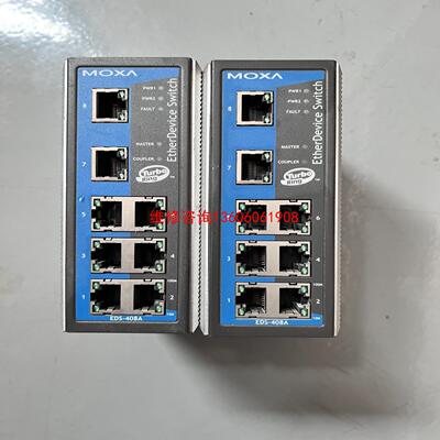 （请询价）拆机摩莎工业以太网交换机 MOXA EDS-408A议价