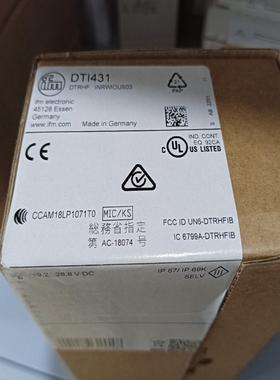#传感器 DTI431 易福门读写头 ifm传感器全新正品议价