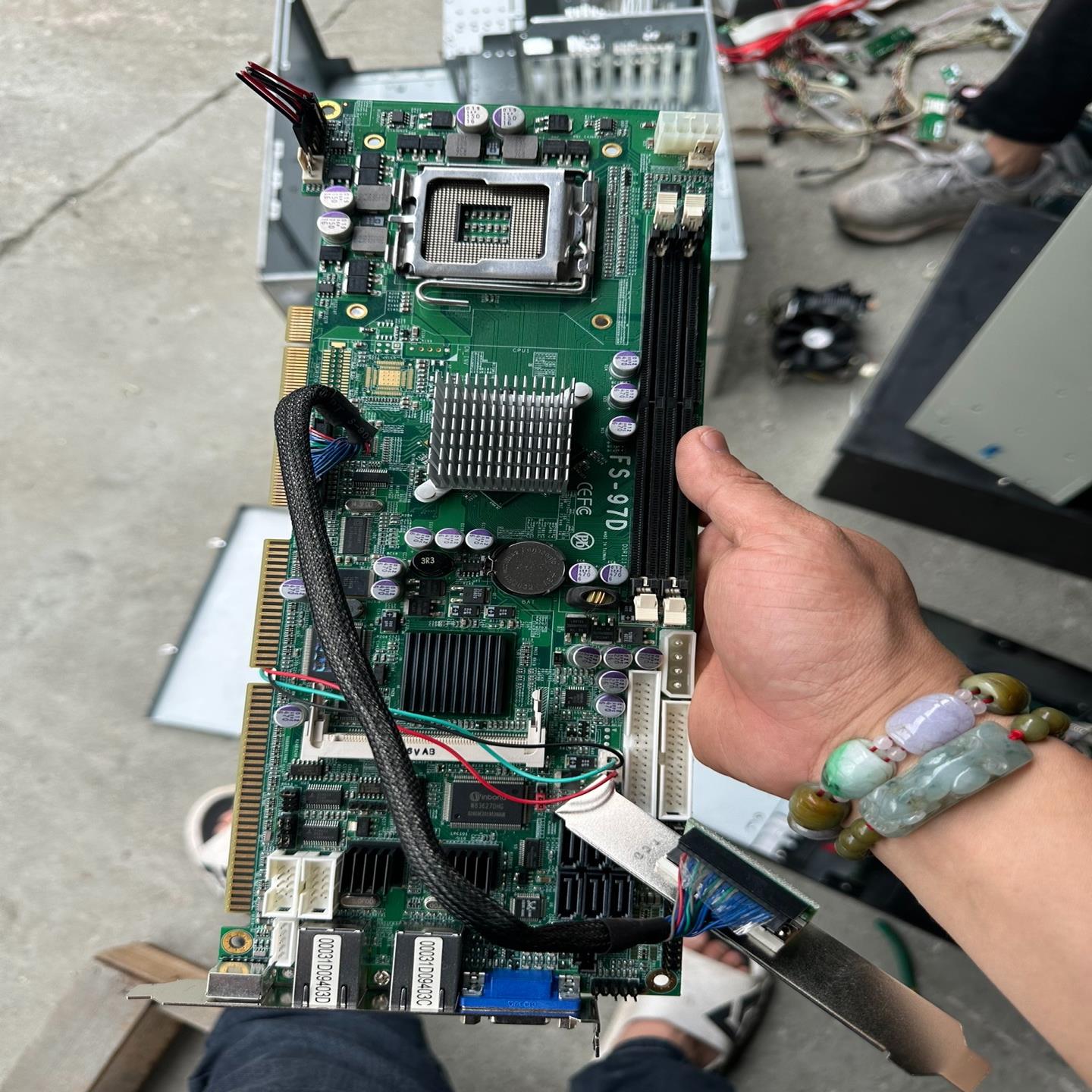 台湾肯懋FS-97D工控机主板双千兆网卡双网口主板