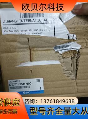 全新SMC无杆气缸L-CY1L25H-600
