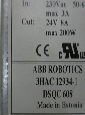 供应原装ABB DSQC608 3HAC12934-1