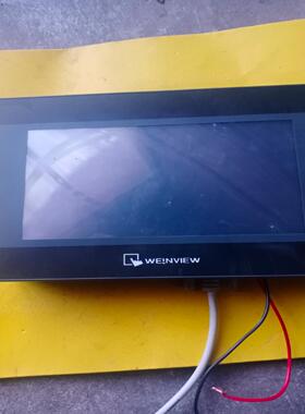[德峰]柜子里拆机剪线9成新的WElNⅤlEW威纶触摸屏TK6070