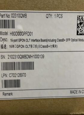 华为GPFD B+ 805版本全新原包未拆封