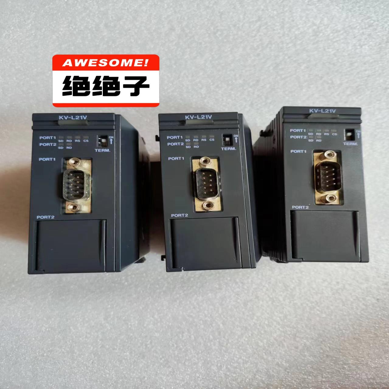 EYENCE基恩士原装正品PLC模块KV-L21V，正常拆机