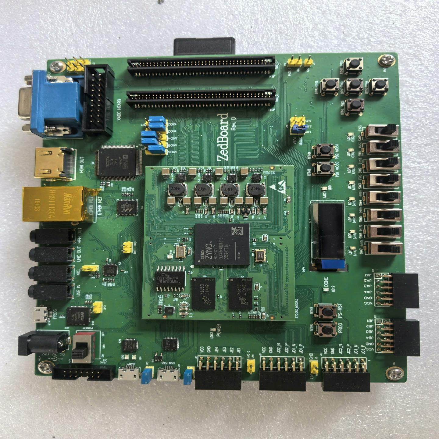 [德峰]ZedBoard开发板，Rev D版本，拆机实物图，功能包好