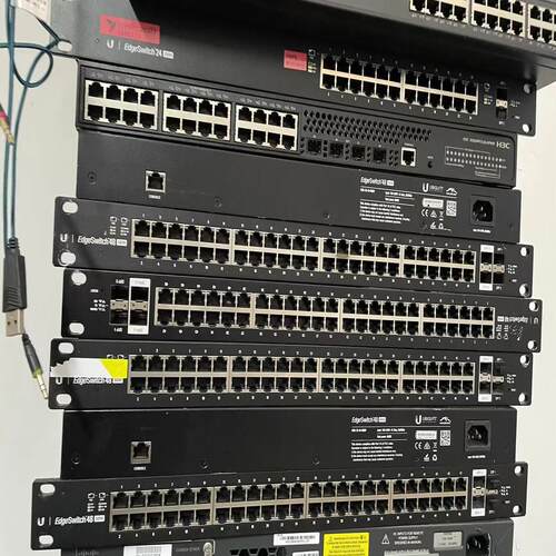 （设备配件）ubnt ES-48-500W 万兆POE交换机 48口PO