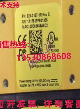 原装供应COGNEX 821-0127-1R  /