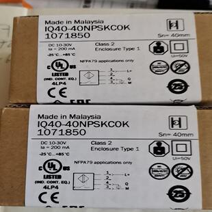 现货，IQ40-40NPSKC0K西克SICK接近开关传感器