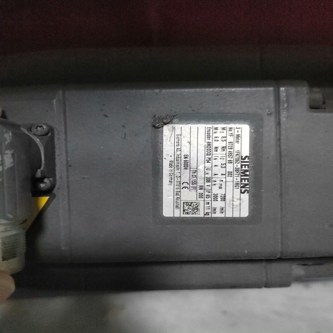 （设备配件）西门子电机1FK7062-3BF71-1RG1有两台拆机产品