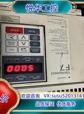 原装F7A4022安川变频器，22KW功能测试好的，片显示议