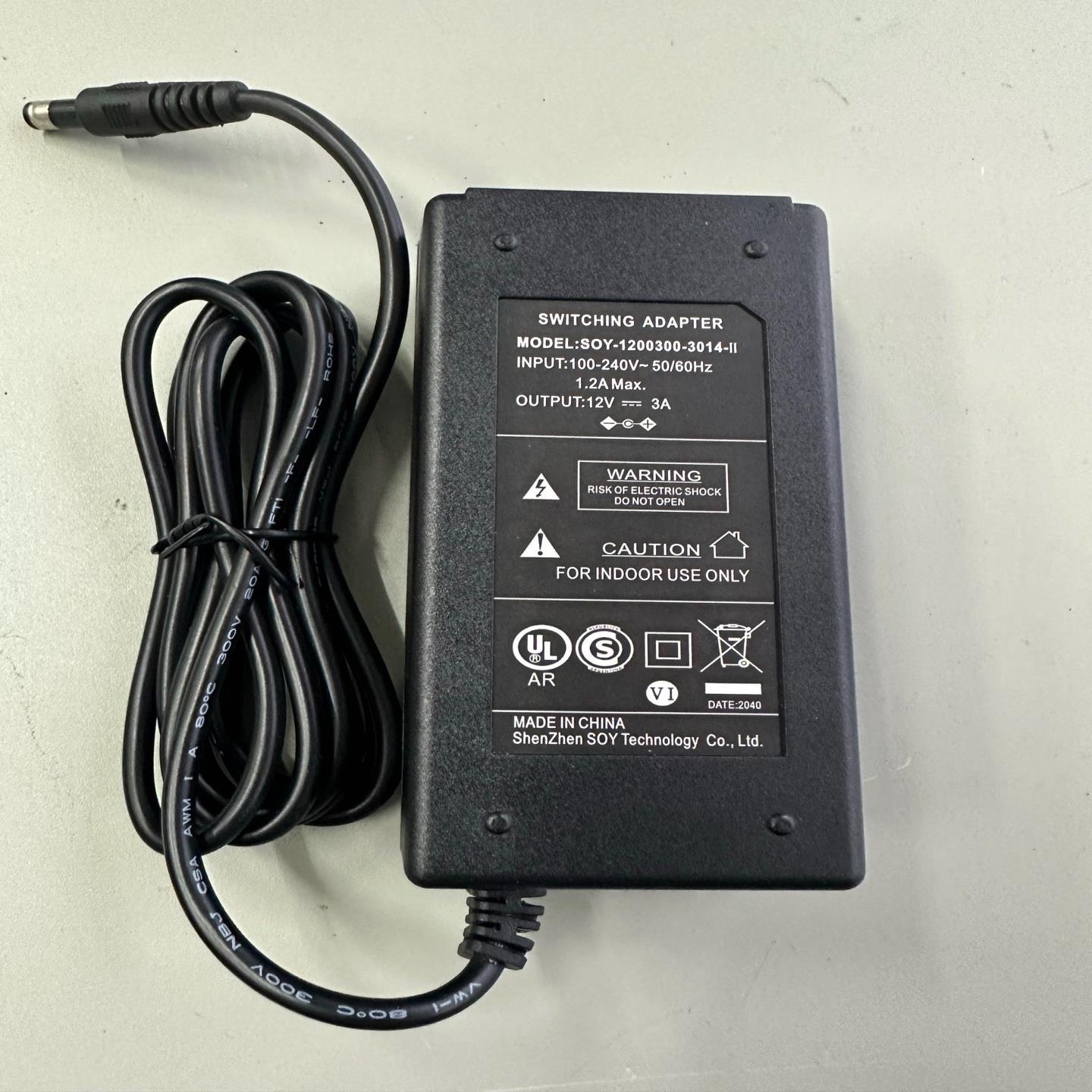 索源12V3A适配器HKC显示器电源Soy--1200300