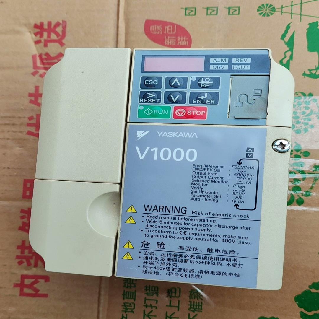 安川V1000变频器CIMR-VB4A0002BBA全新不带议价