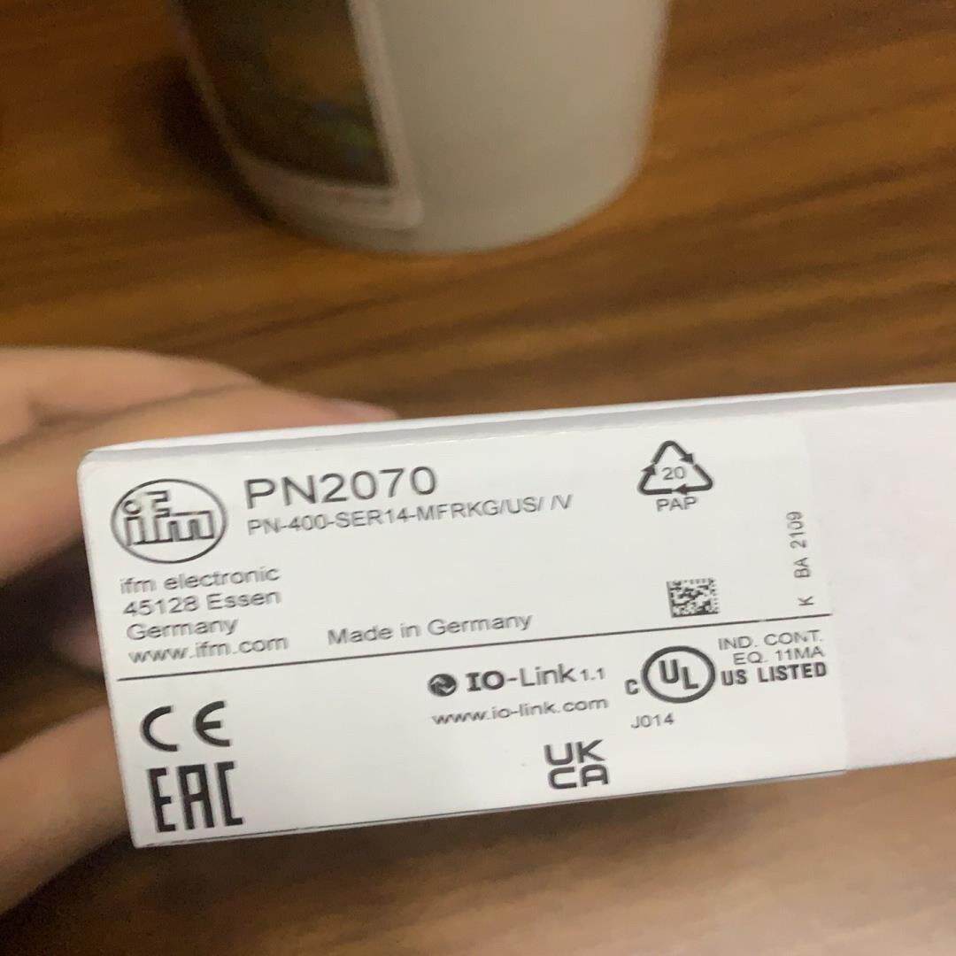易福门压力感测器 PN2070 模拟量输出！量程0到400b议价