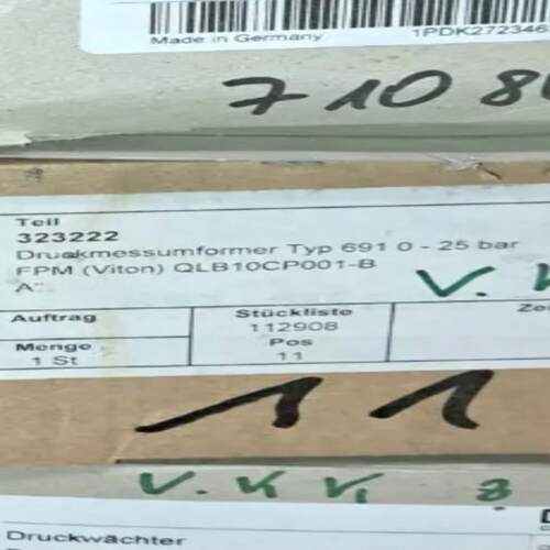 （设备配件）Druek Typ 691 0-25bar QLB10CP0