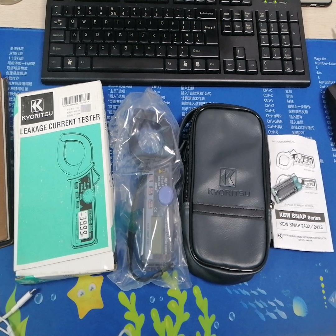 全新原装，共立克列茨KEW SNAP 2433漏电钳