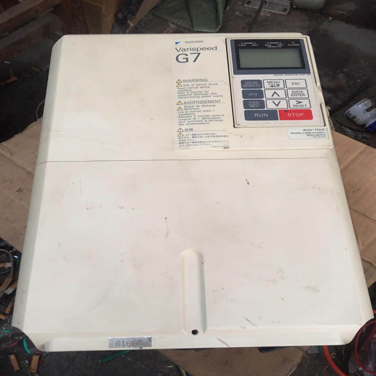 （设备配件），G7A4011如图，安川，-包好拆机变频器，CIMR的成色