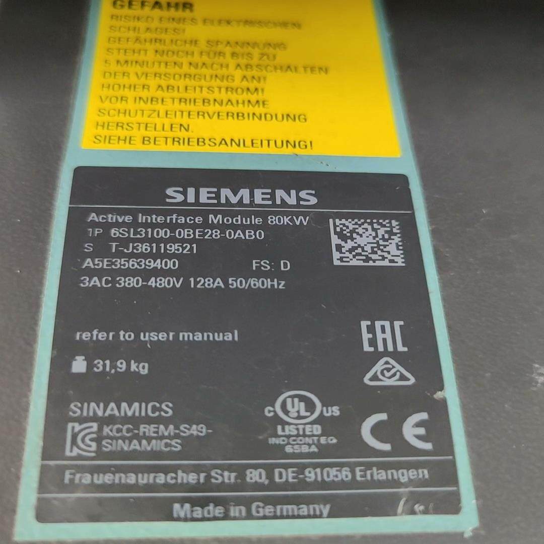 （设备配件）6SL3100-0BE28-0AB0 80KW电抗器