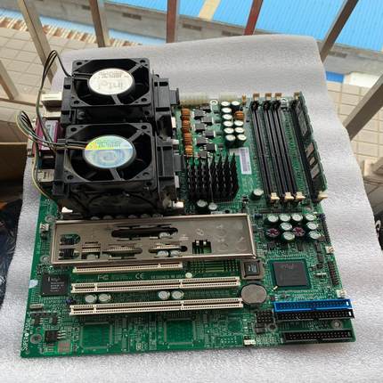 超微X5DAL-G 604 服务器主板 双路 送CPU  内