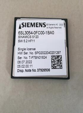 [德峰]帮处理一个西门子模块储存卡6SL3054-0FC00-1BA