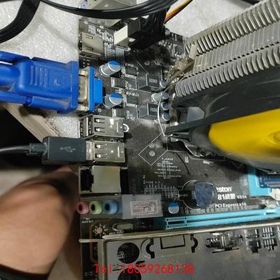 【非标价】yeston H81战警带挡板+G1840CPU 成色如图