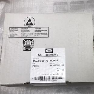 全新原裝 型號：F6705議價 德國HIMA黑馬卡件 正品
