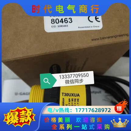 T30UXUA 80463 邦纳BANNER议价