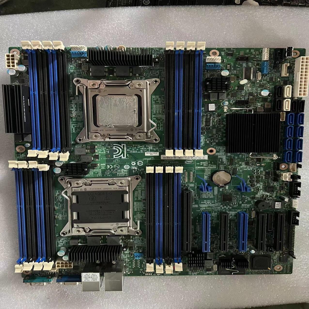 （设备配件）英特尔 s2600cp x79 双路服务器主板 实物图 单主
